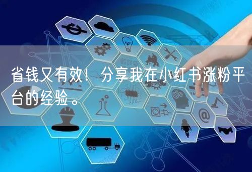 省钱又有效！分享我在小红书涨粉平台的经验。