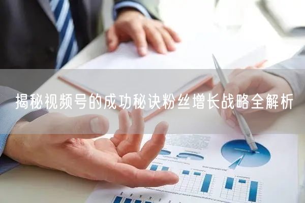 揭秘视频号的成功秘诀粉丝增长战略全解析