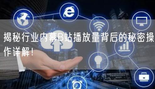 揭秘行业内幕B站播放量背后的秘密操作详解！
